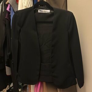 Zara black cape